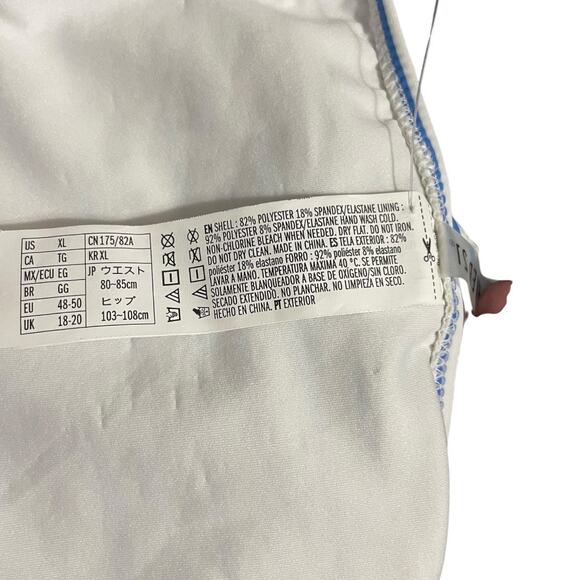 Forever 21 Womens Swim Bikini Bottoms Size XL Striped Beach Tanning Pool Swim - Picture 6 of 11